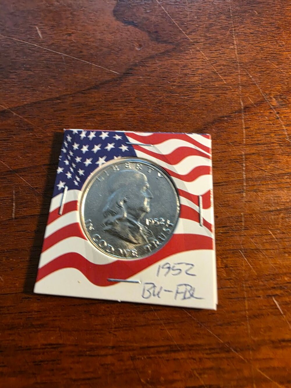 1952 BU FRANKLIN HALF DOLLAR SILVER
